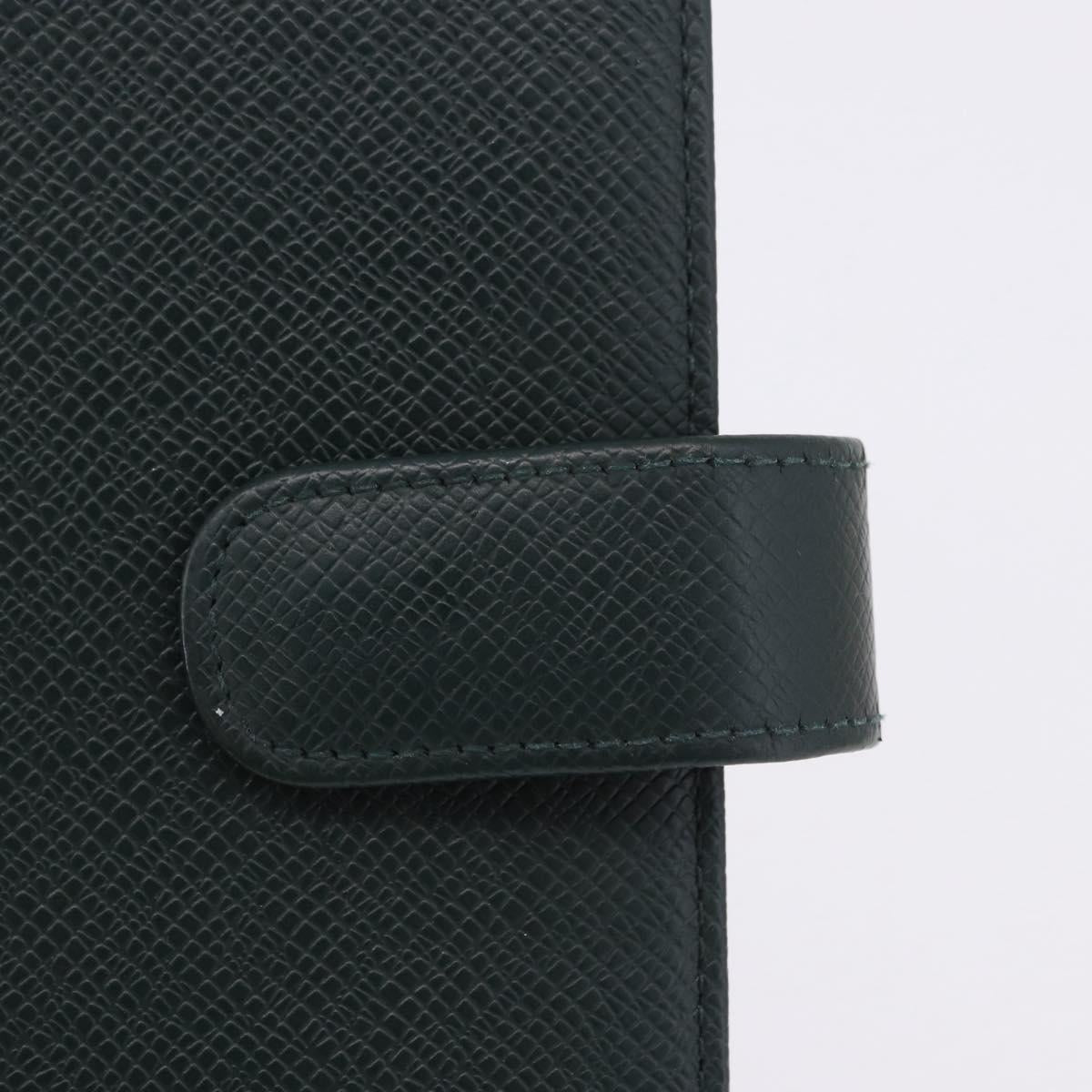 LOUIS VUITTON Taiga Agenda MM Day Planner Cover Epicea R20403 LV Auth ar14231
