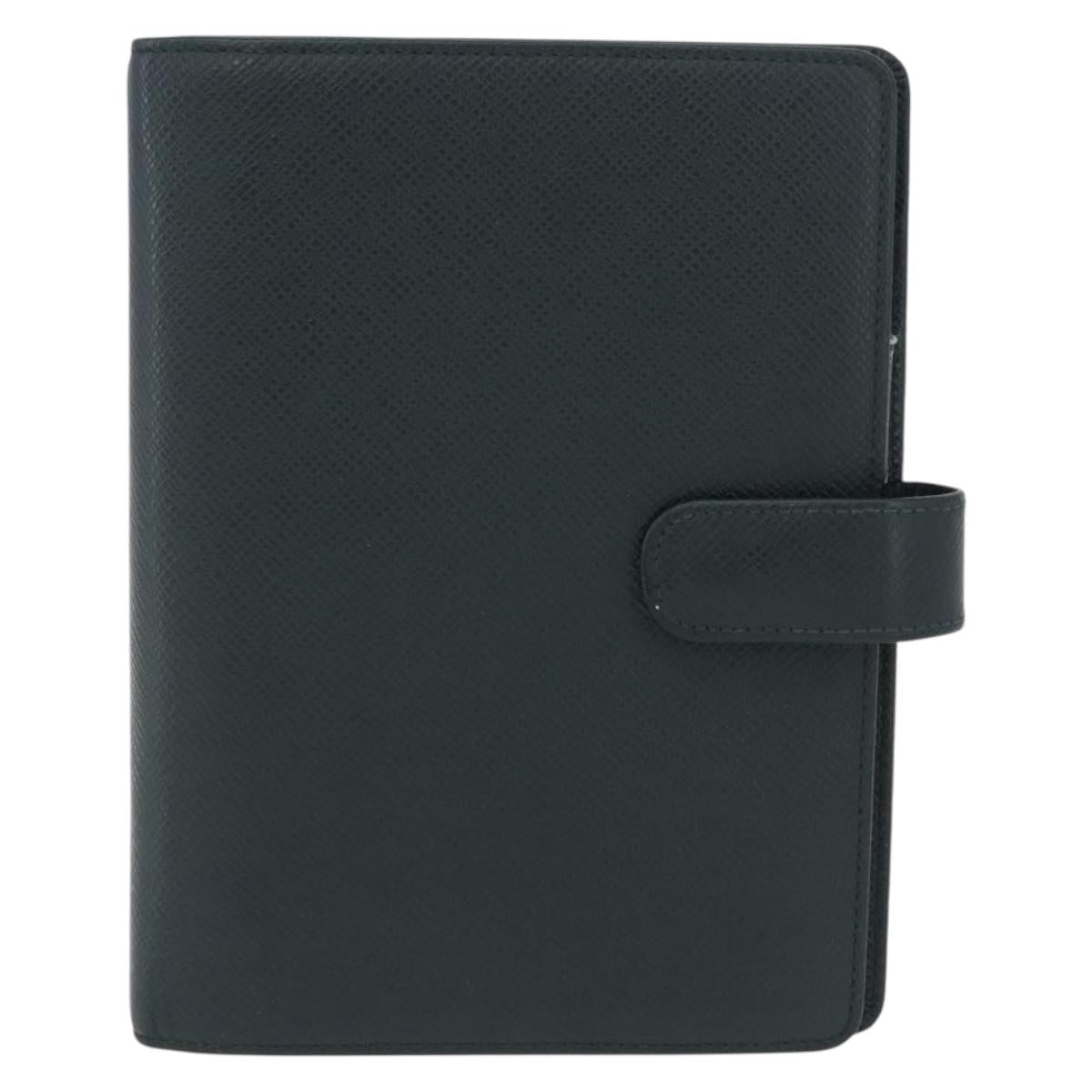 LOUIS VUITTON Taiga Agenda MM Day Planner Cover Epicea R20403 LV Auth ar14231