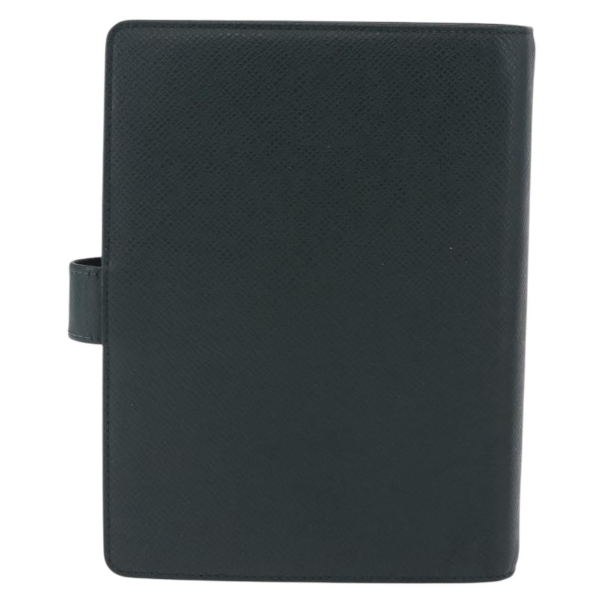 LOUIS VUITTON Taiga Agenda MM Day Planner Cover Epicea R20403 LV Auth ar14231