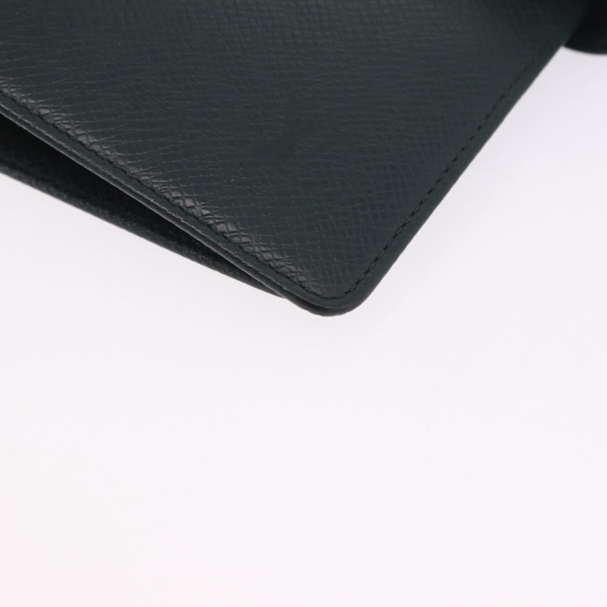 LOUIS VUITTON Taiga Agenda MM Day Planner Cover Epicea R20403 LV Auth ar14231