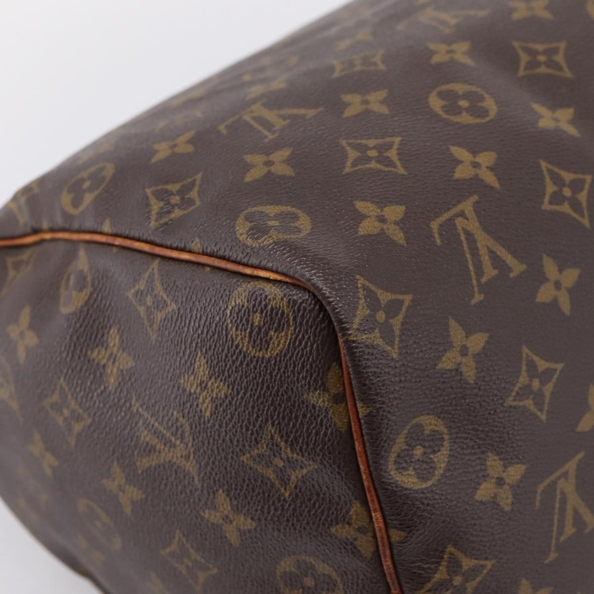LOUIS VUITTON Monogram Speedy 35 Hand Bag M41524 LV Auth ar14247