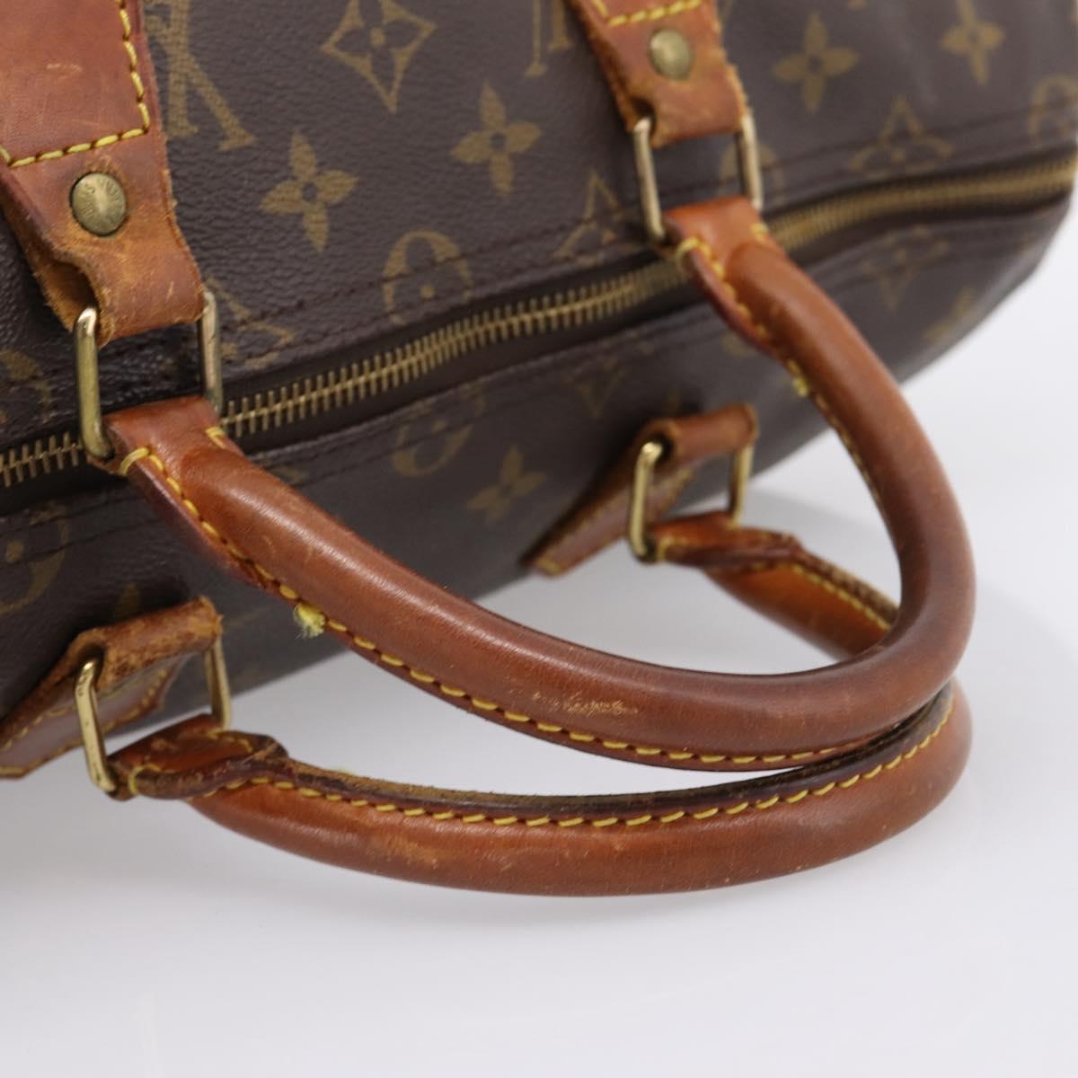 LOUIS VUITTON Monogram Speedy 35 Hand Bag M41524 LV Auth ar14247
