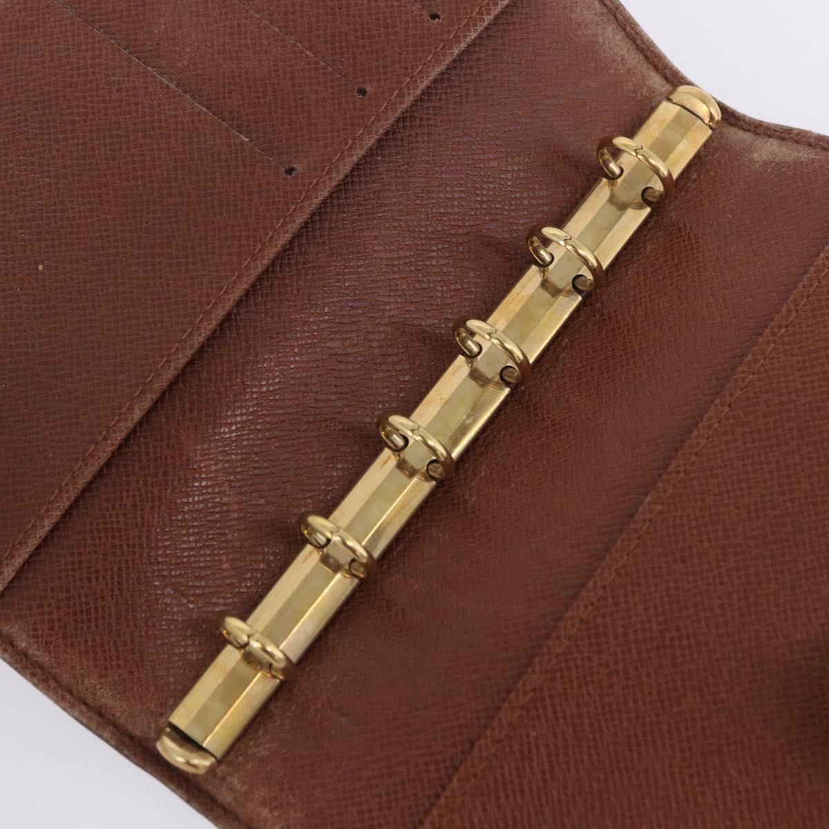 LOUIS VUITTON Monogram Agenda PM Day Planner Cover R20005 LV Auth ar14249