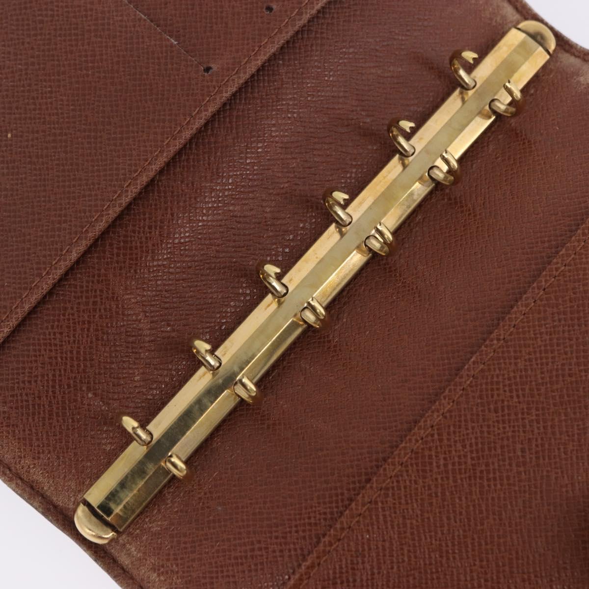 LOUIS VUITTON Monogram Agenda PM Day Planner Cover R20005 LV Auth ar14249