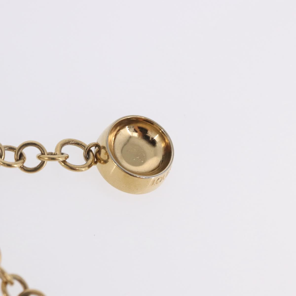 LOUIS VUITTON Bijoux Sack Baxter Charm Metal Gold Tone M65177 LV Auth ar14253V