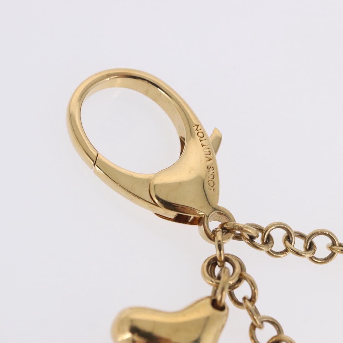 LOUIS VUITTON Bijoux Sack Baxter Charm Metal Gold Tone M65177 LV Auth ar14253V