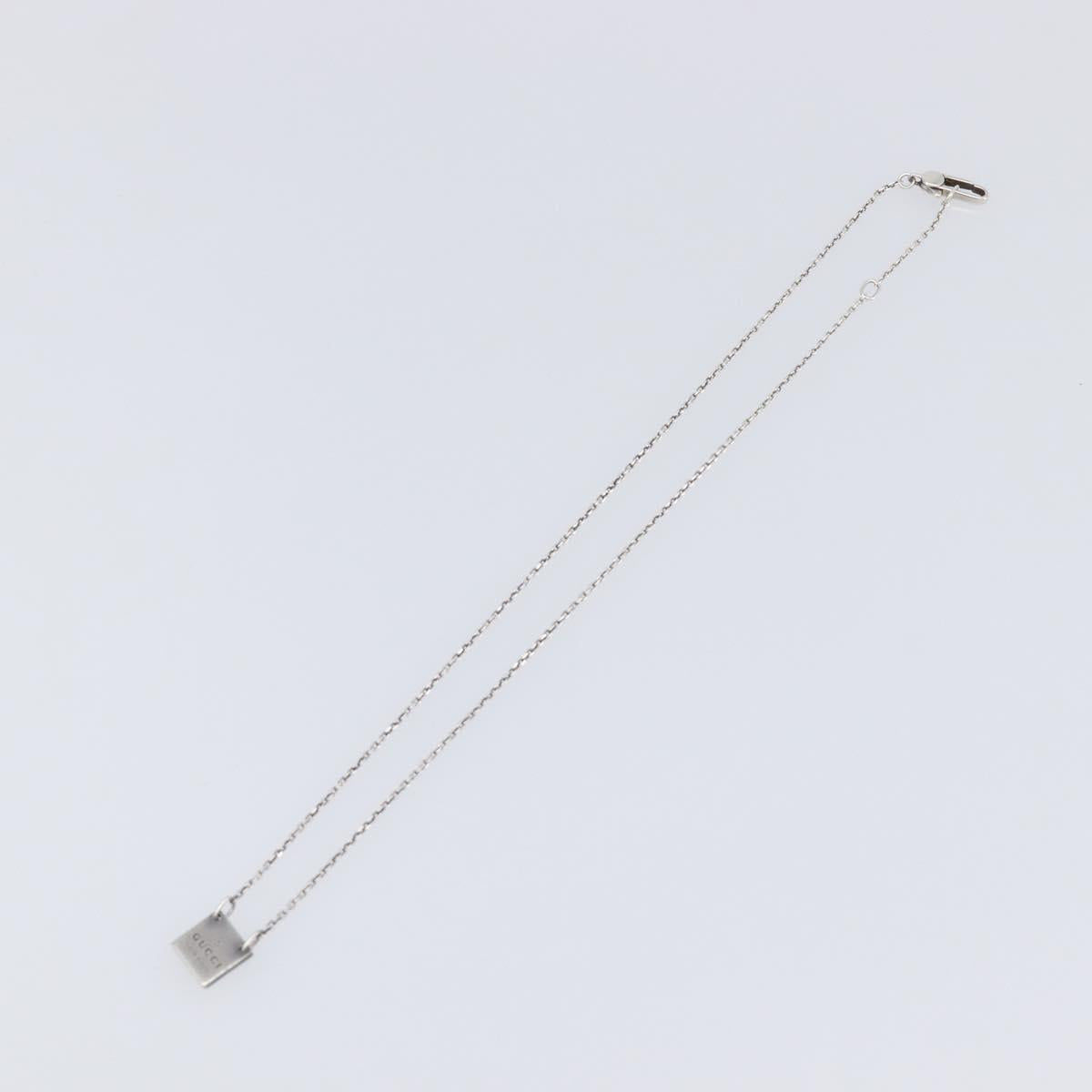 GUCCI Necklace Ag925 Silver Auth ar14263