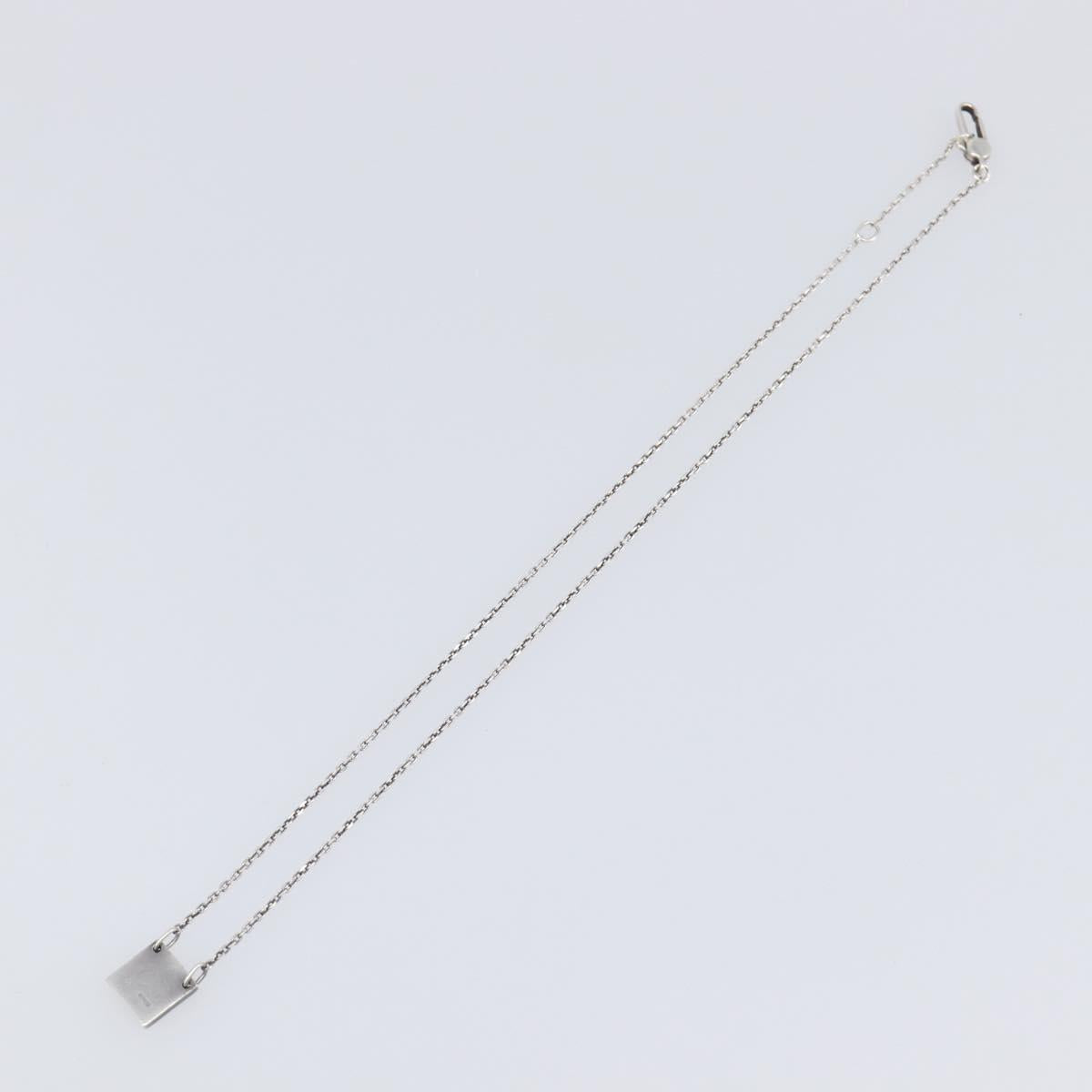 GUCCI Necklace Ag925 Silver Auth ar14263