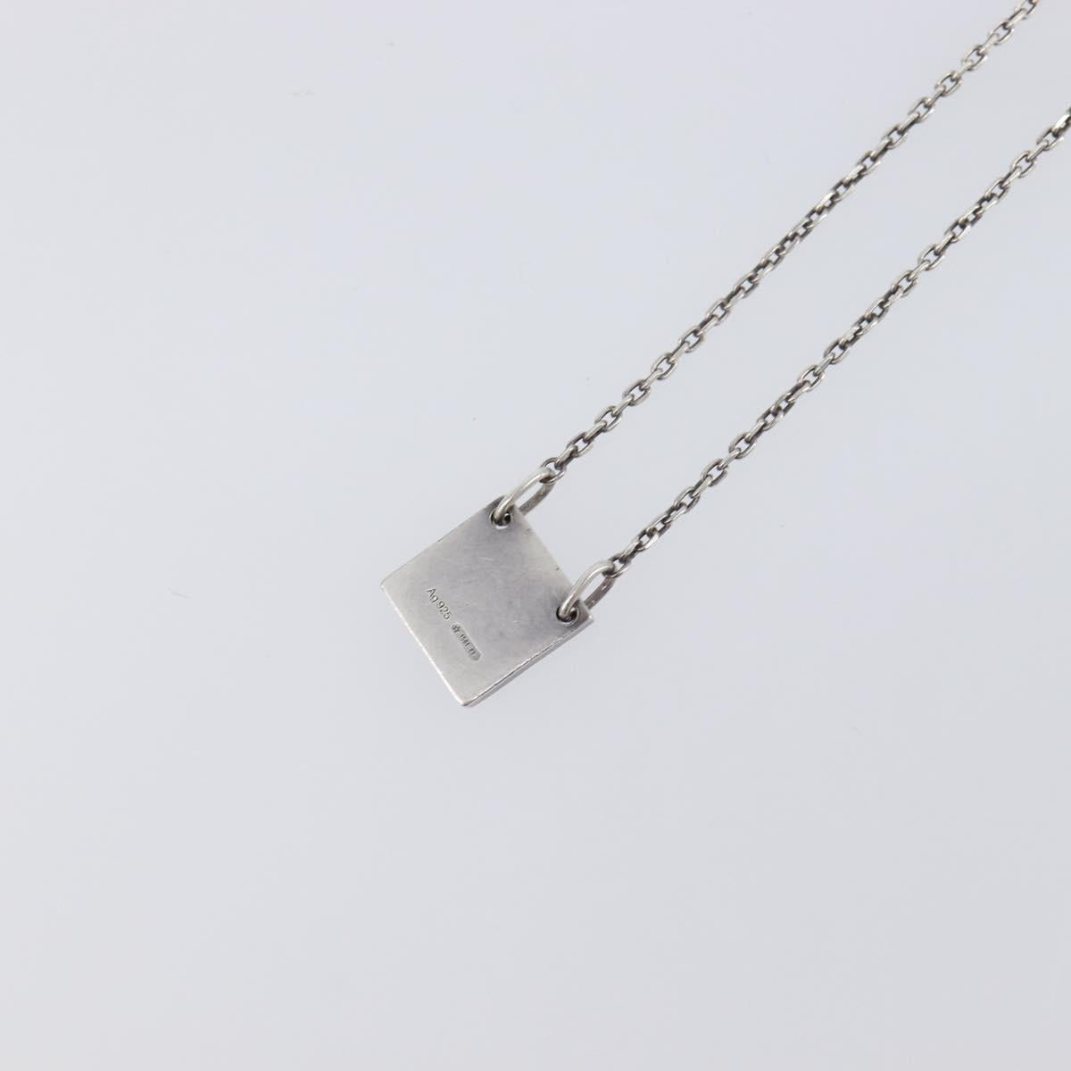 GUCCI Necklace Ag925 Silver Auth ar14263