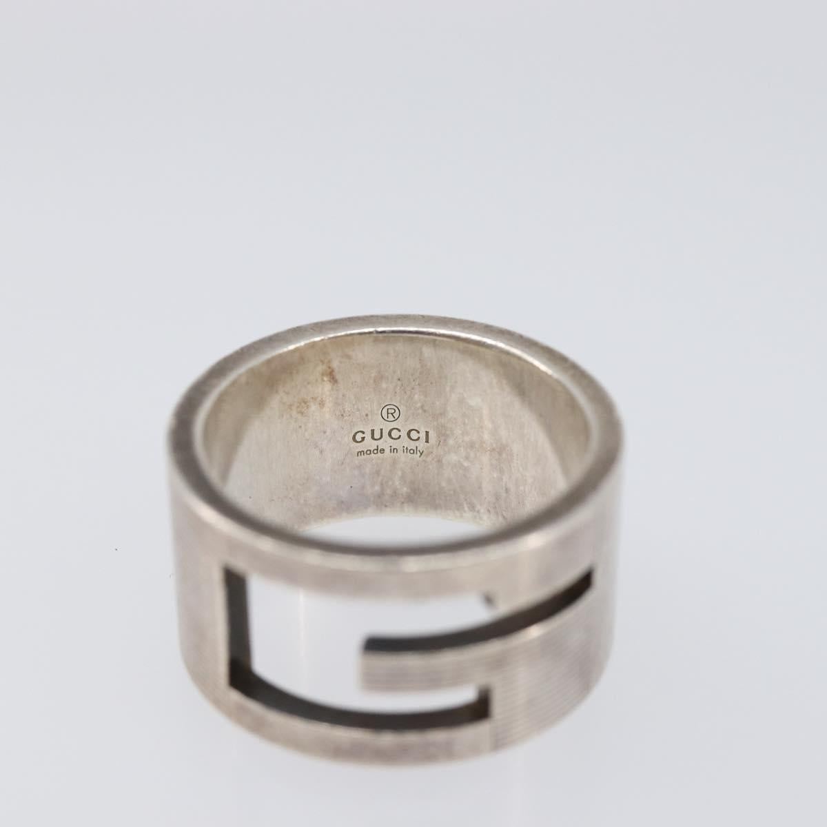 GUCCI Ring Ag925 Silver Auth ar14264
