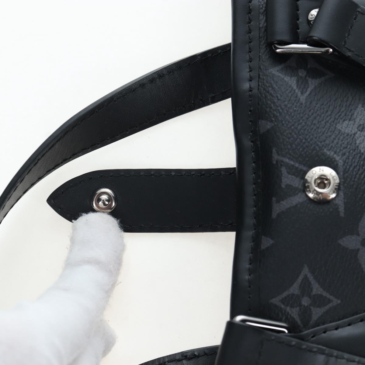 LOUIS VUITTON Monogram Eclipse Porto Abi 1 Garment Cover M43686 Auth ar14265SAM