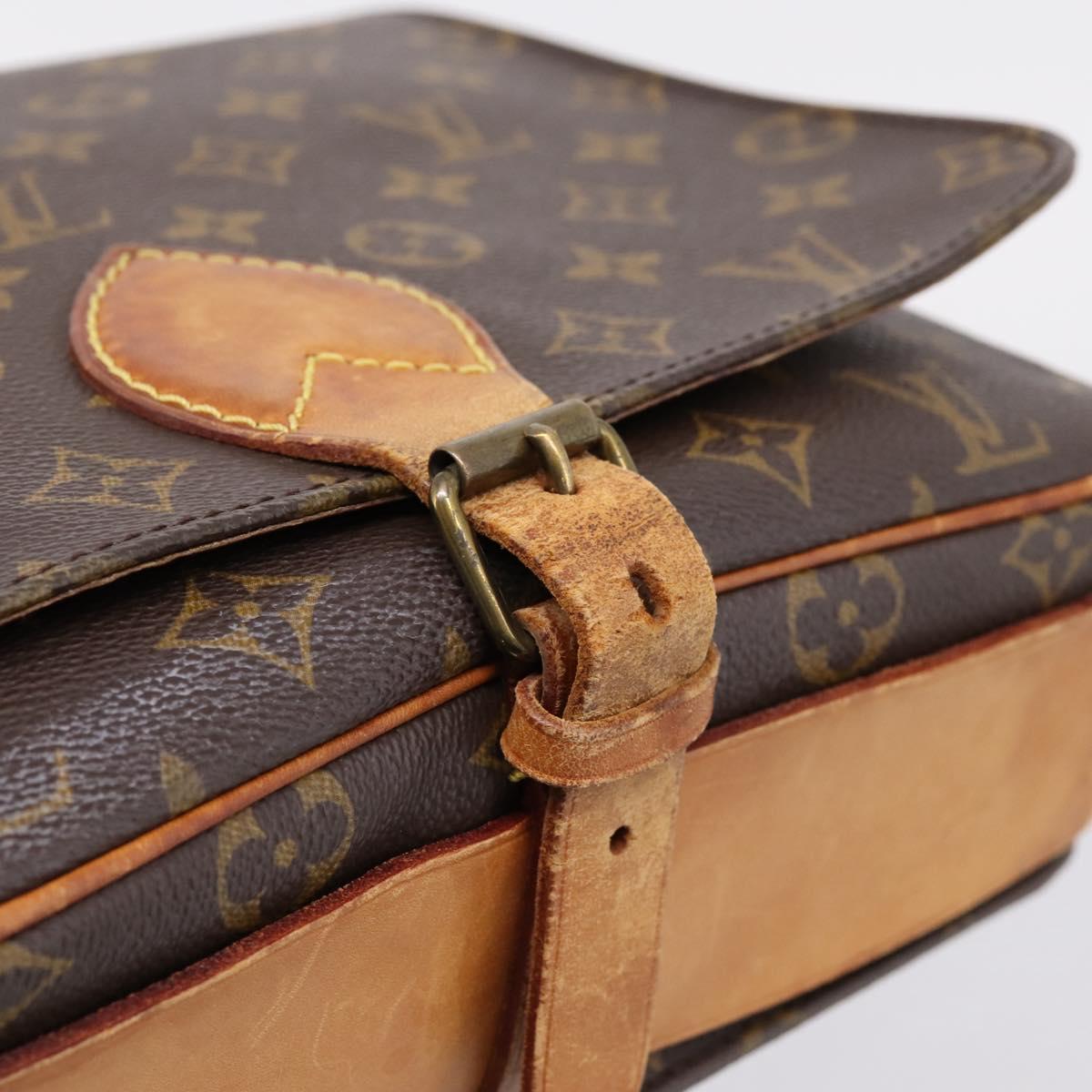 LOUIS VUITTON Monogram Cartouchiere GM Shoulder Bag M51252 LV Auth ar14279
