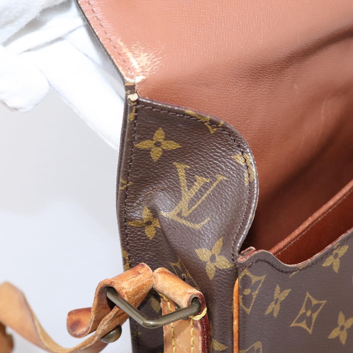 LOUIS VUITTON Monogram Cartouchiere GM Shoulder Bag M51252 LV Auth ar14279