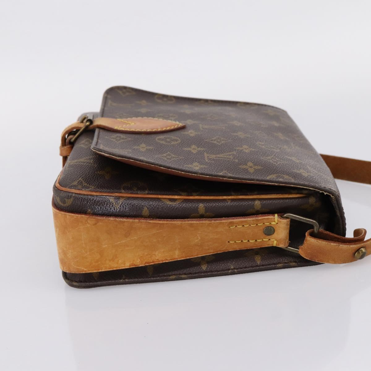 LOUIS VUITTON Monogram Cartouchiere GM Shoulder Bag M51252 LV Auth ar14279