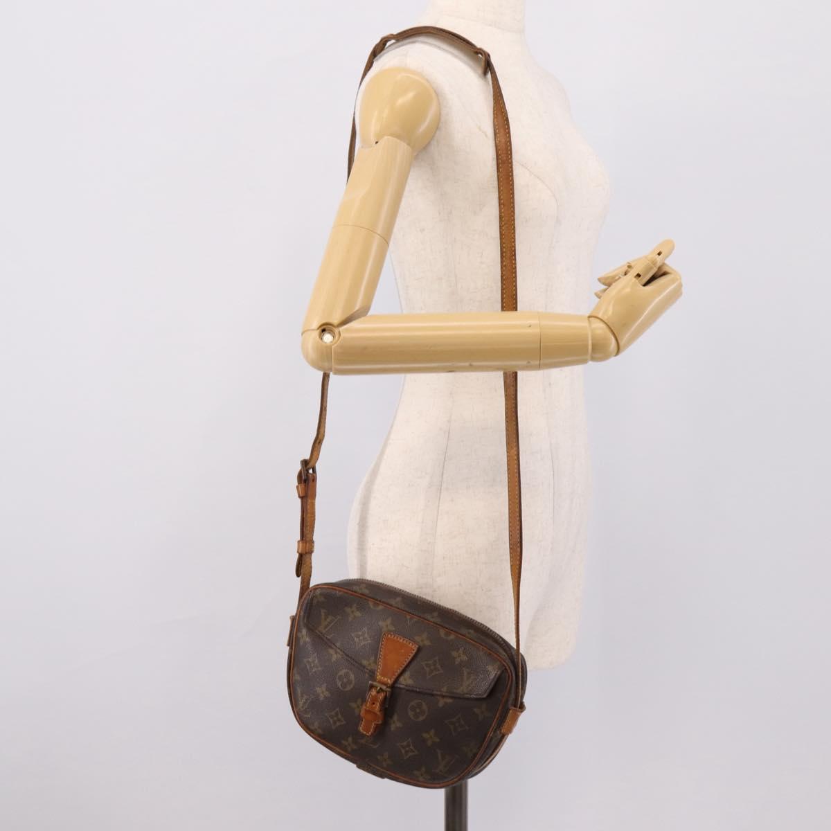 LOUIS VUITTON Monogram Jeune Fille PM Shoulder Bag M51227 LV Auth ar14280
