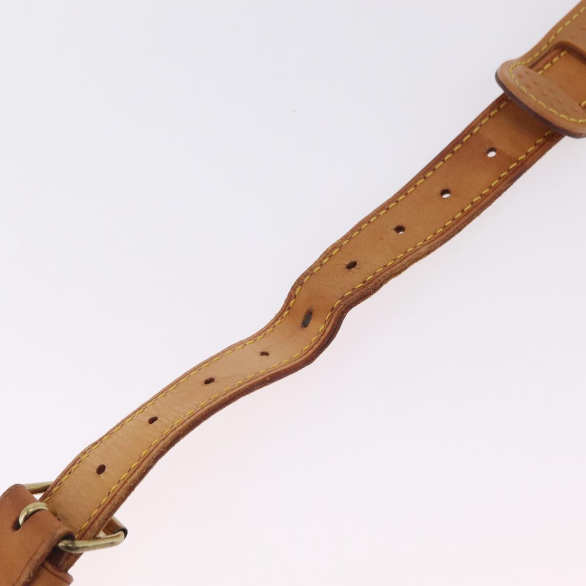 LOUIS VUITTON Adjustable Shoulder Strap 35.8""-42.9"" Beige LV Auth ar14286