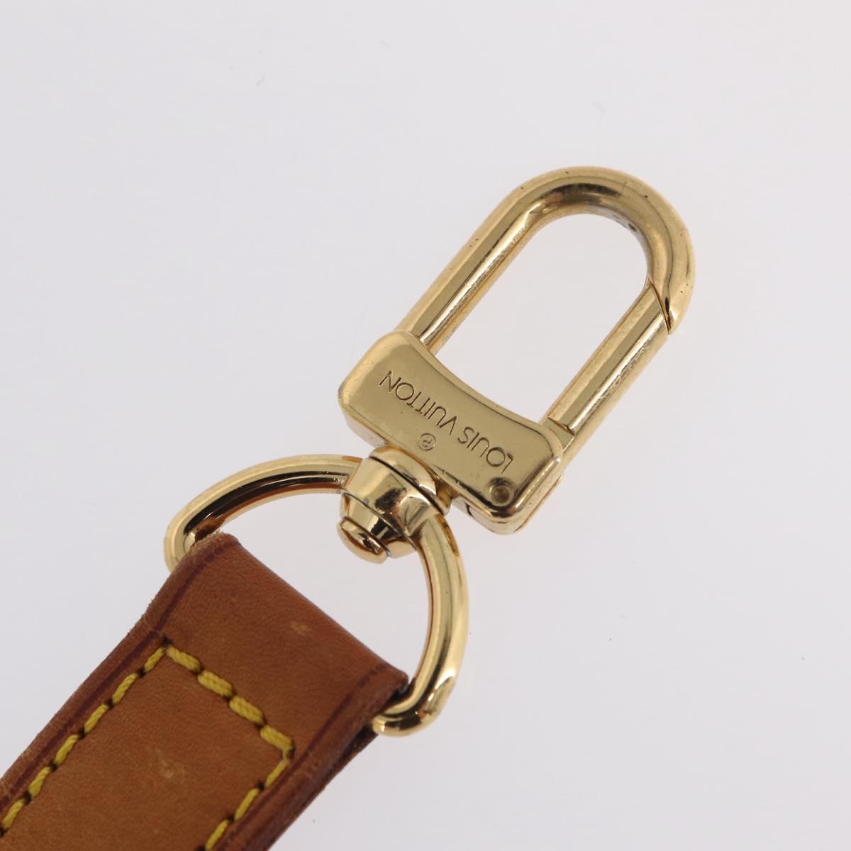 LOUIS VUITTON Adjustable Shoulder Strap 35.8""-42.9"" Beige LV Auth ar14286