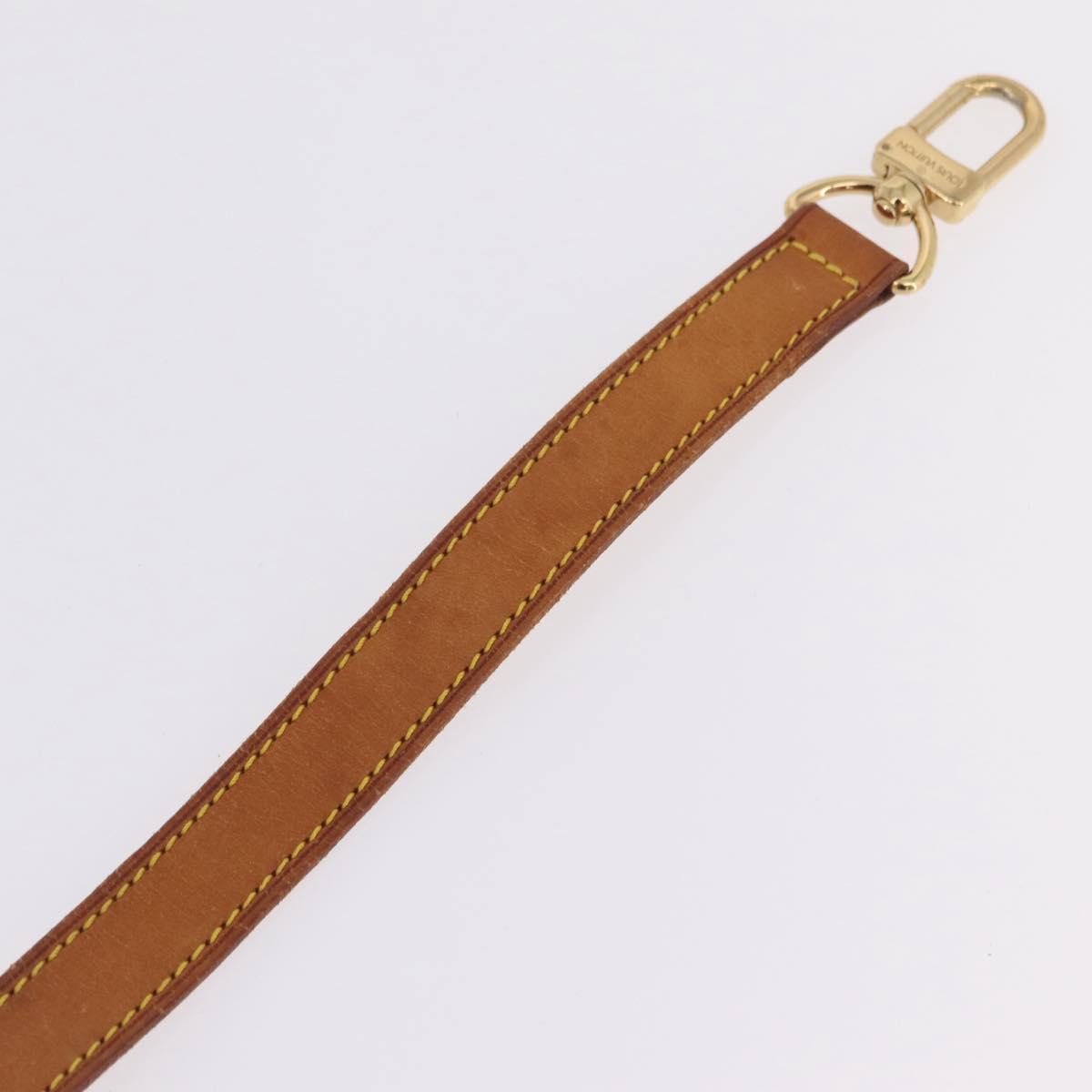 LOUIS VUITTON Adjustable Shoulder Strap 35.8""-42.9"" Beige LV Auth ar14286