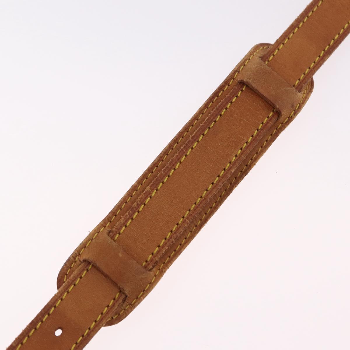 LOUIS VUITTON Adjustable Shoulder Strap 35.8""-42.9"" Beige LV Auth ar14286