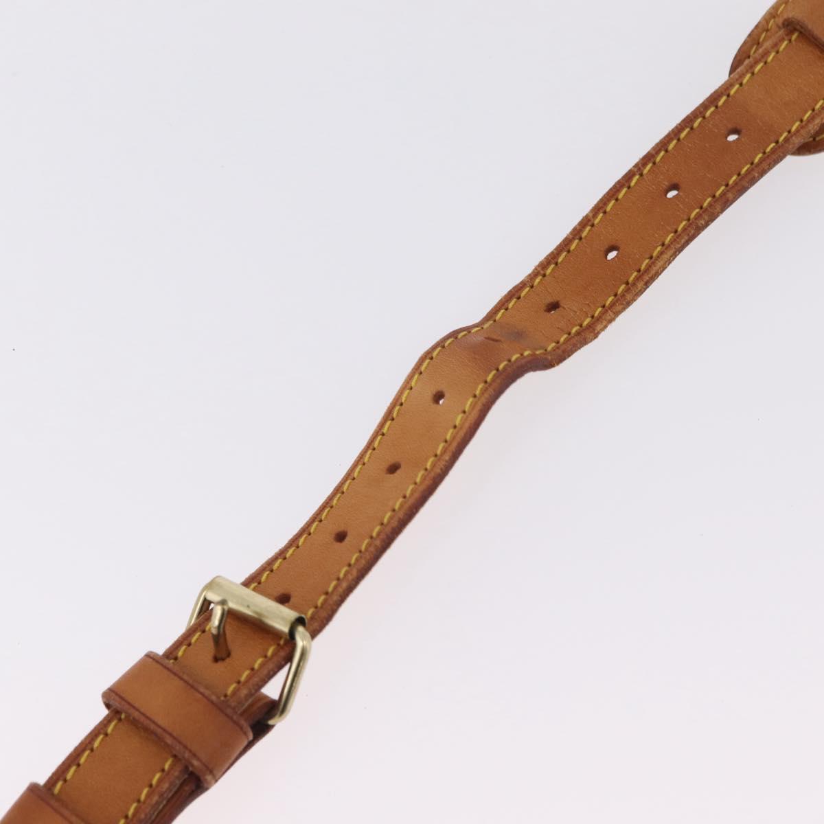 LOUIS VUITTON Adjustable Shoulder Strap 35.8""-42.9"" Beige LV Auth ar14286