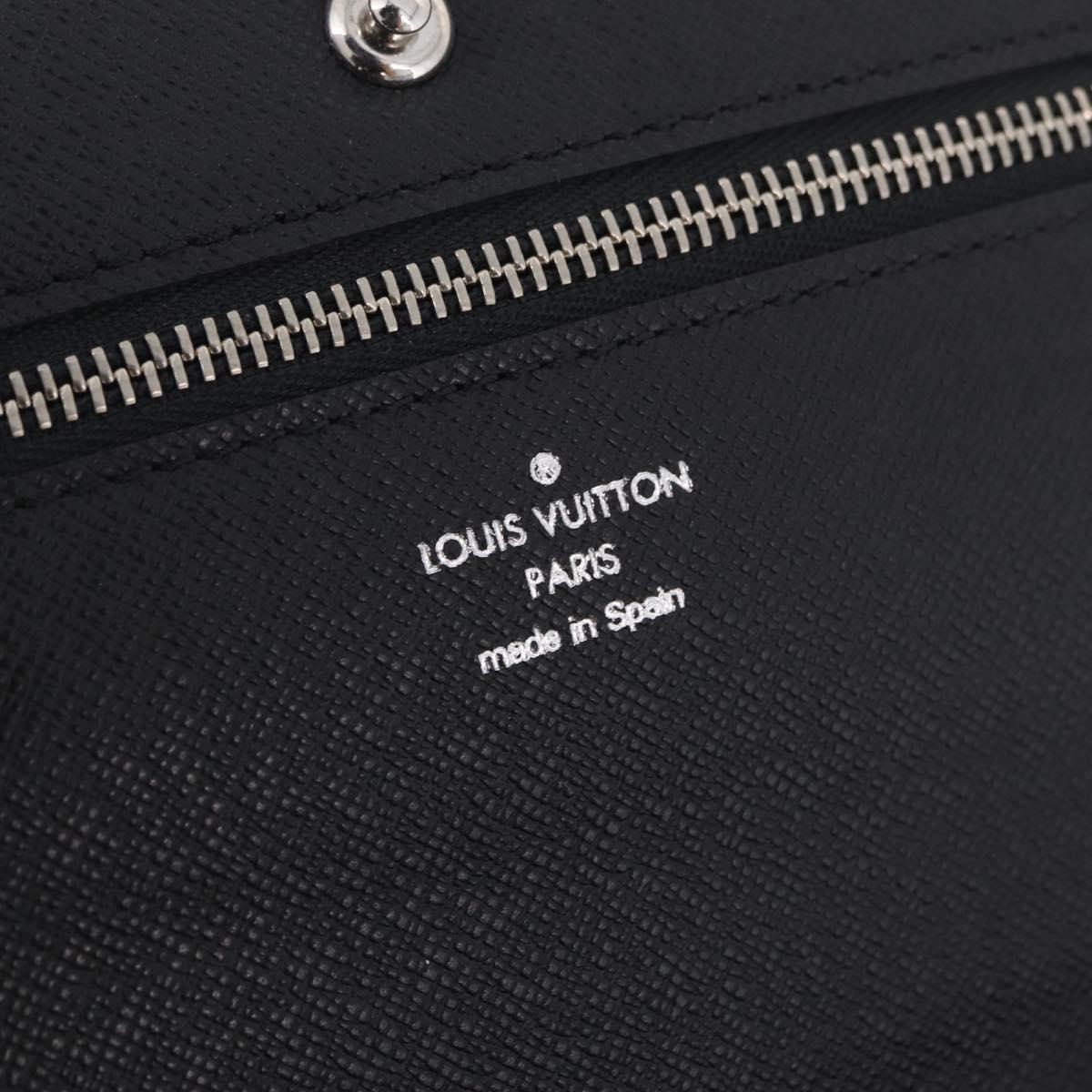 LOUIS VUITTON Graphite Ceinture Pochette Homme Pouch M6837 LV Auth ar14287