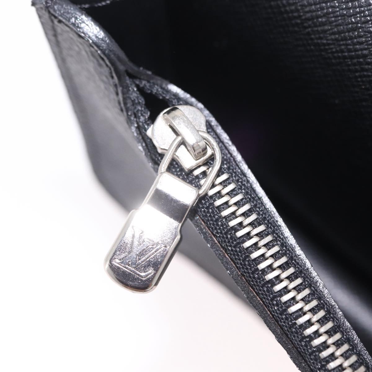 LOUIS VUITTON Graphite Ceinture Pochette Homme Pouch M6837 LV Auth ar14287