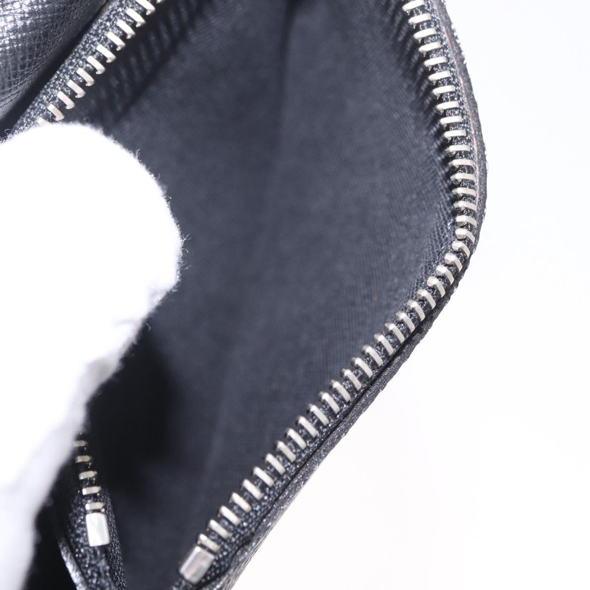 LOUIS VUITTON Graphite Ceinture Pochette Homme Pouch M6837 LV Auth ar14287
