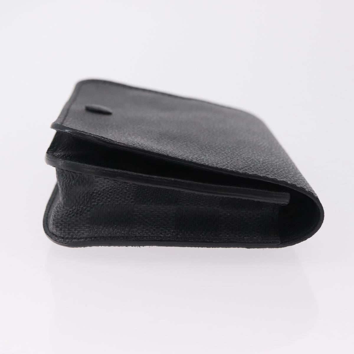 LOUIS VUITTON Graphite Ceinture Pochette Homme Pouch M6837 LV Auth ar14287