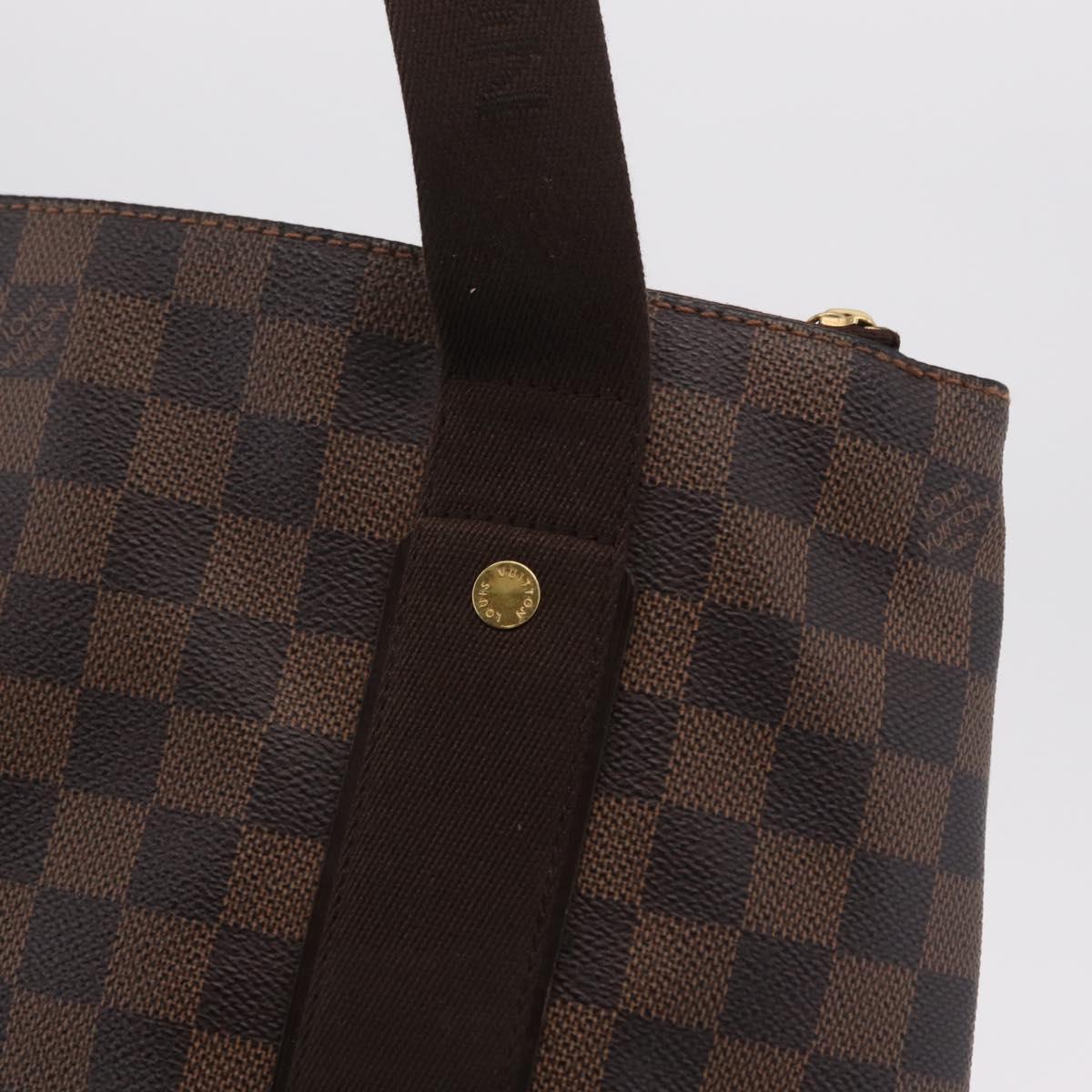 LOUIS VUITTON Damier Ebene Kababobur Tote Bag N52006 LV Auth ar14288