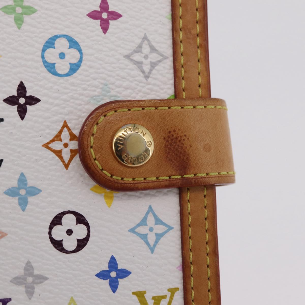 LOUIS VUITTON Multicolor Agenda PM Day Planner Cover R21074 LV Auth ar14291A