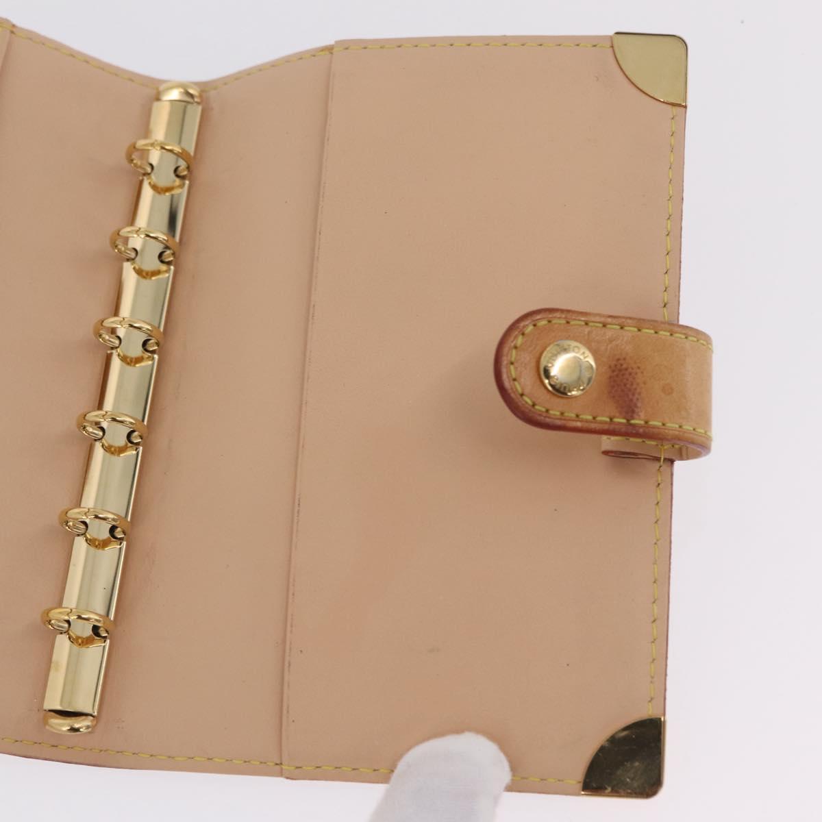 LOUIS VUITTON Multicolor Agenda PM Day Planner Cover R21074 LV Auth ar14291A