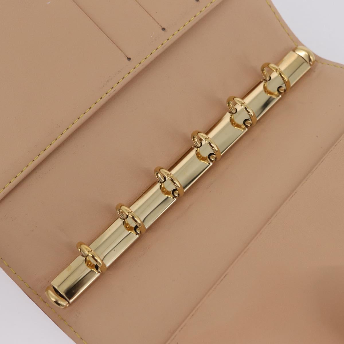 LOUIS VUITTON Multicolor Agenda PM Day Planner Cover R21074 LV Auth ar14291A