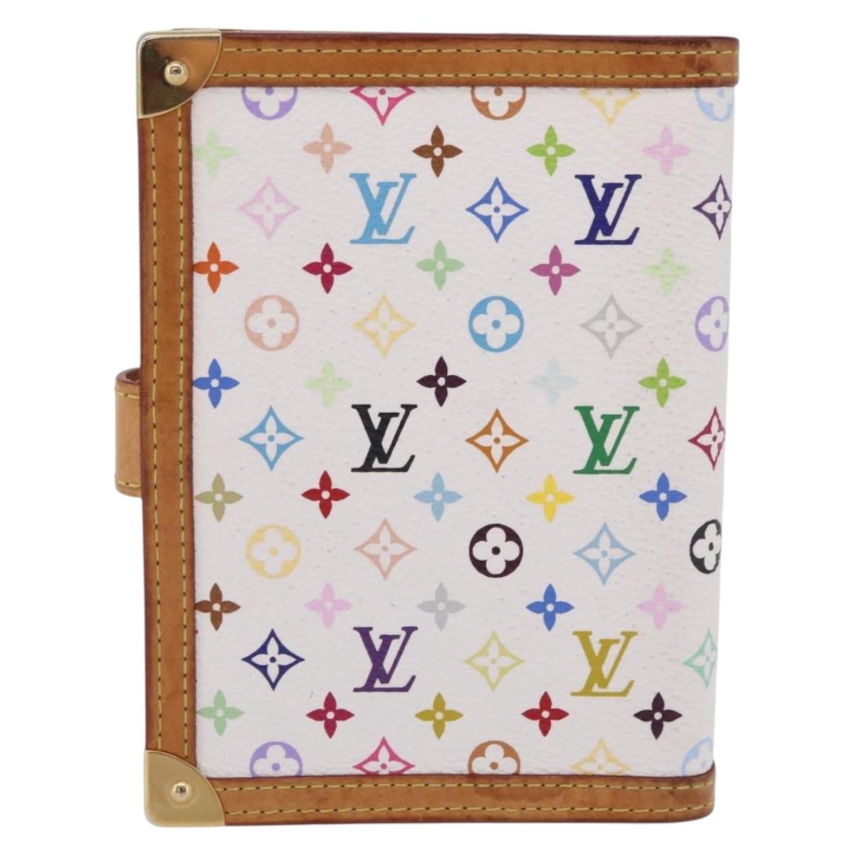 LOUIS VUITTON Multicolor Agenda PM Day Planner Cover R21074 LV Auth ar14291A