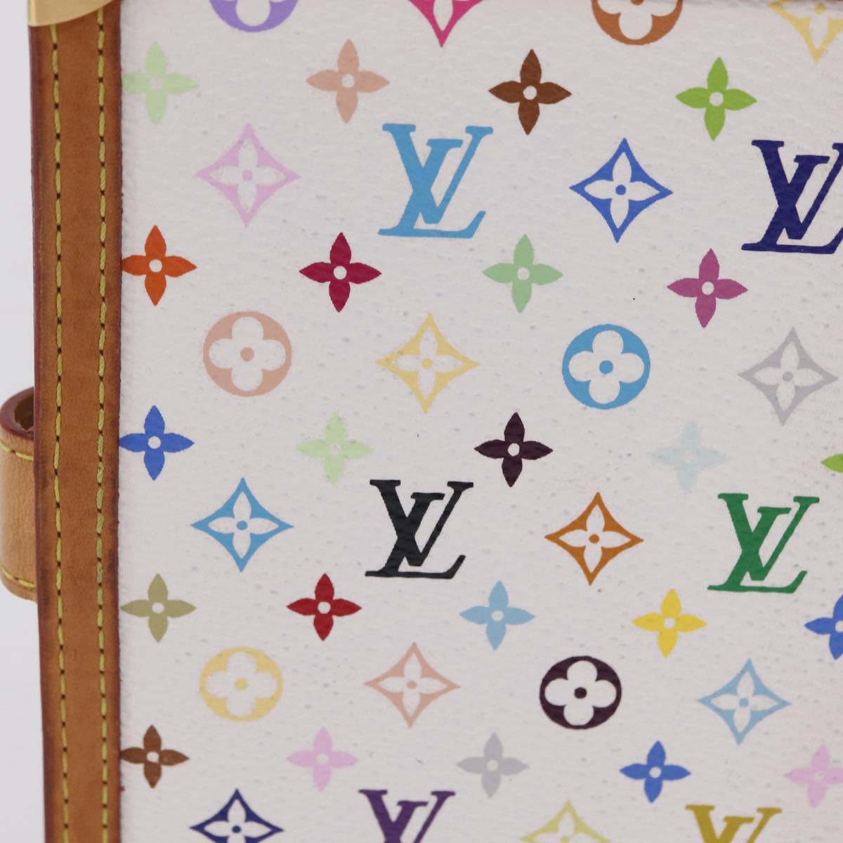 LOUIS VUITTON Multicolor Agenda PM Day Planner Cover R21074 LV Auth ar14291A