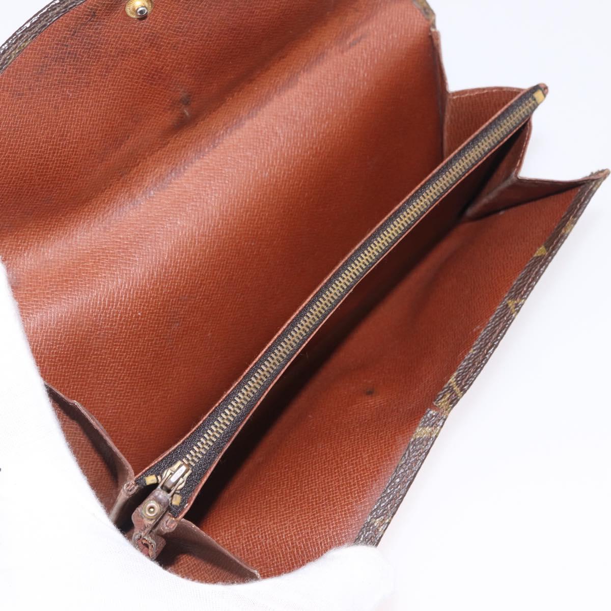 LOUIS VUITTON Monogram Wallet 2 Set LV Auth ar14293