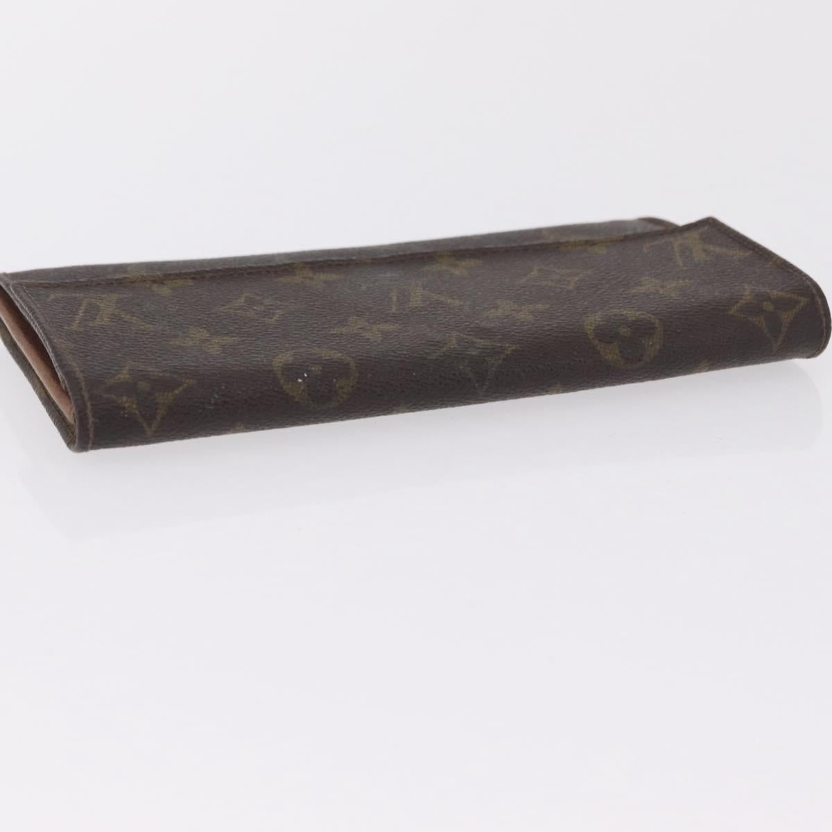 LOUIS VUITTON Monogram Wallet 2 Set LV Auth ar14293