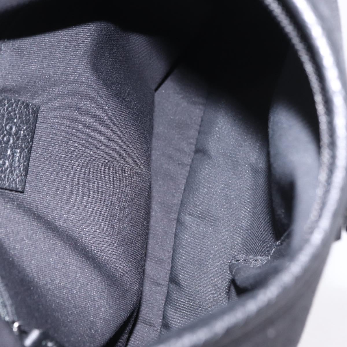 GUCCI GG Canvas Hand Bag Outlet Black Silver 268637 Auth ar14296V
