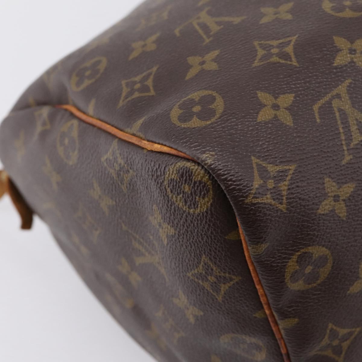 LOUIS VUITTON Monogram Speedy 35 Hand Bag M41524 LV Auth ar14308
