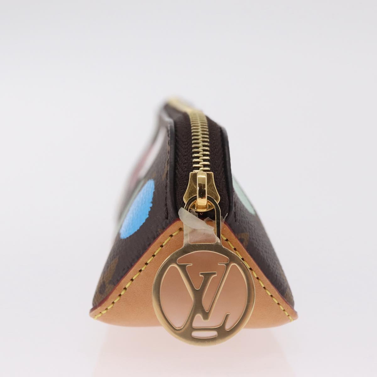 LOUIS VUITTON Yayoi Kusama Trousse Elizabeth Pen Case GI0886 LV Auth ar14312SAM