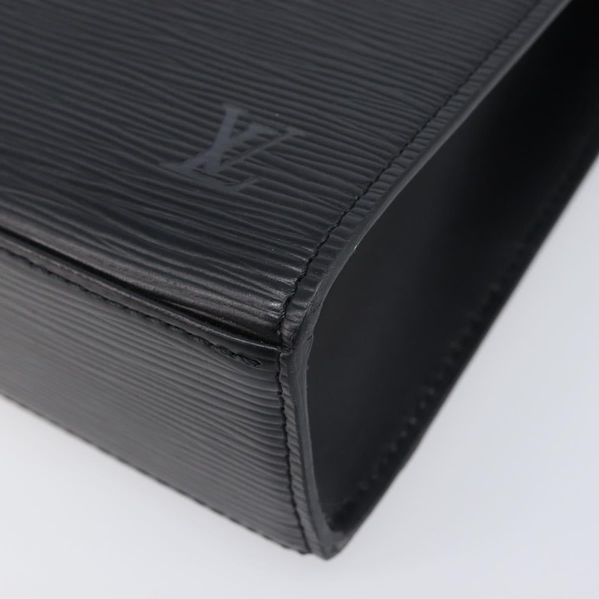 LOUIS VUITTON Epi Malesherbes Hand Bag Black M52372 LV Auth ar14324A