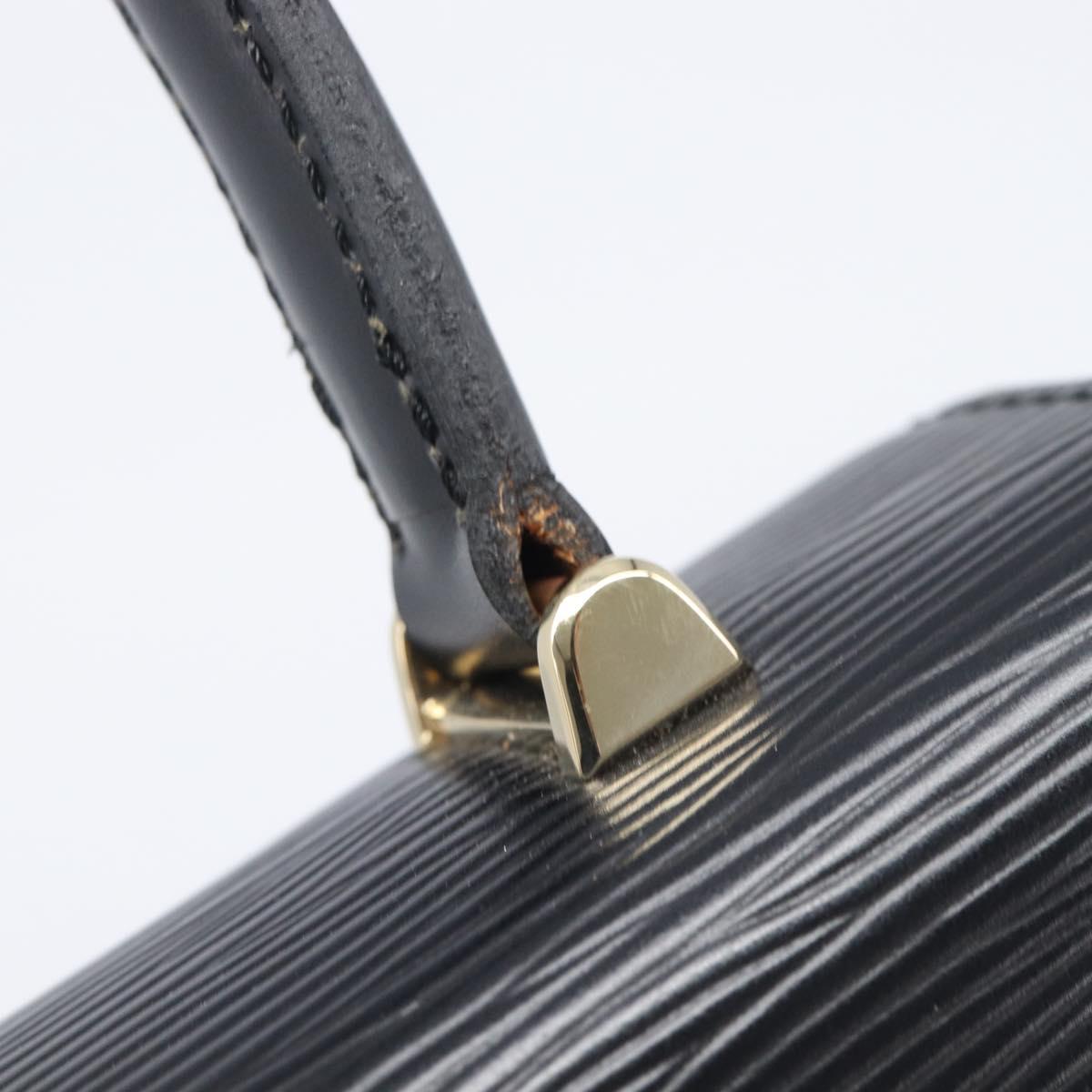 LOUIS VUITTON Epi Malesherbes Hand Bag Black M52372 LV Auth ar14324A