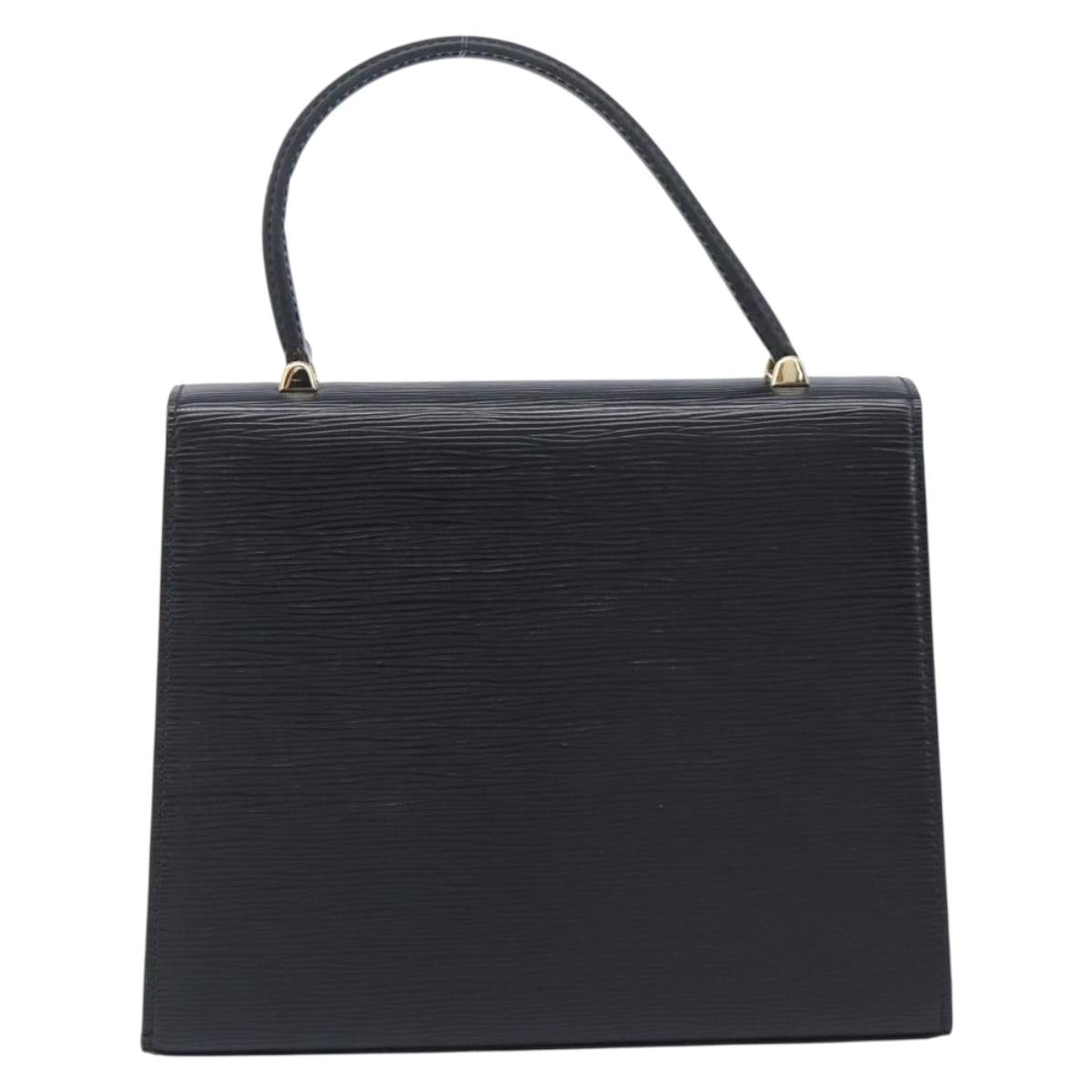 LOUIS VUITTON Epi Malesherbes Hand Bag Black M52372 LV Auth ar14324A