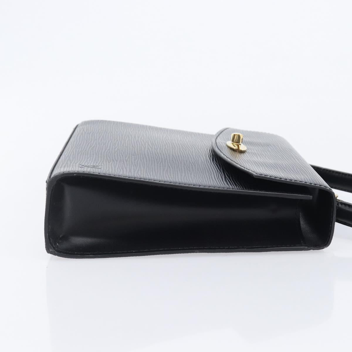 LOUIS VUITTON Epi Malesherbes Hand Bag Black M52372 LV Auth ar14324A