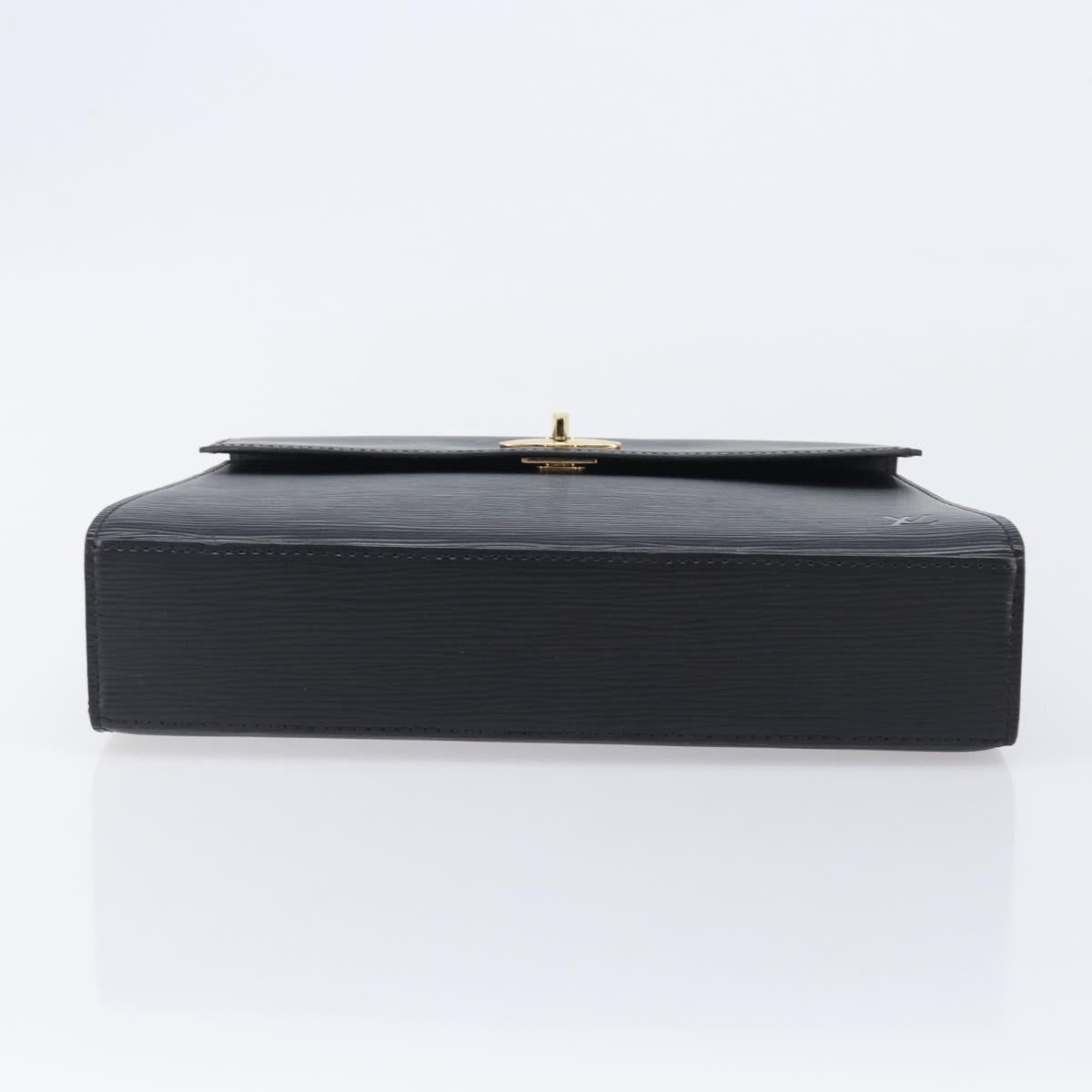 LOUIS VUITTON Epi Malesherbes Hand Bag Black M52372 LV Auth ar14324A