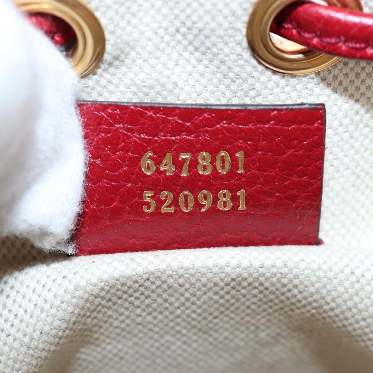 GUCCI Micro GG Supreme Doraemon Collaboration Bag PVC 647801 Auth ar14325SAM