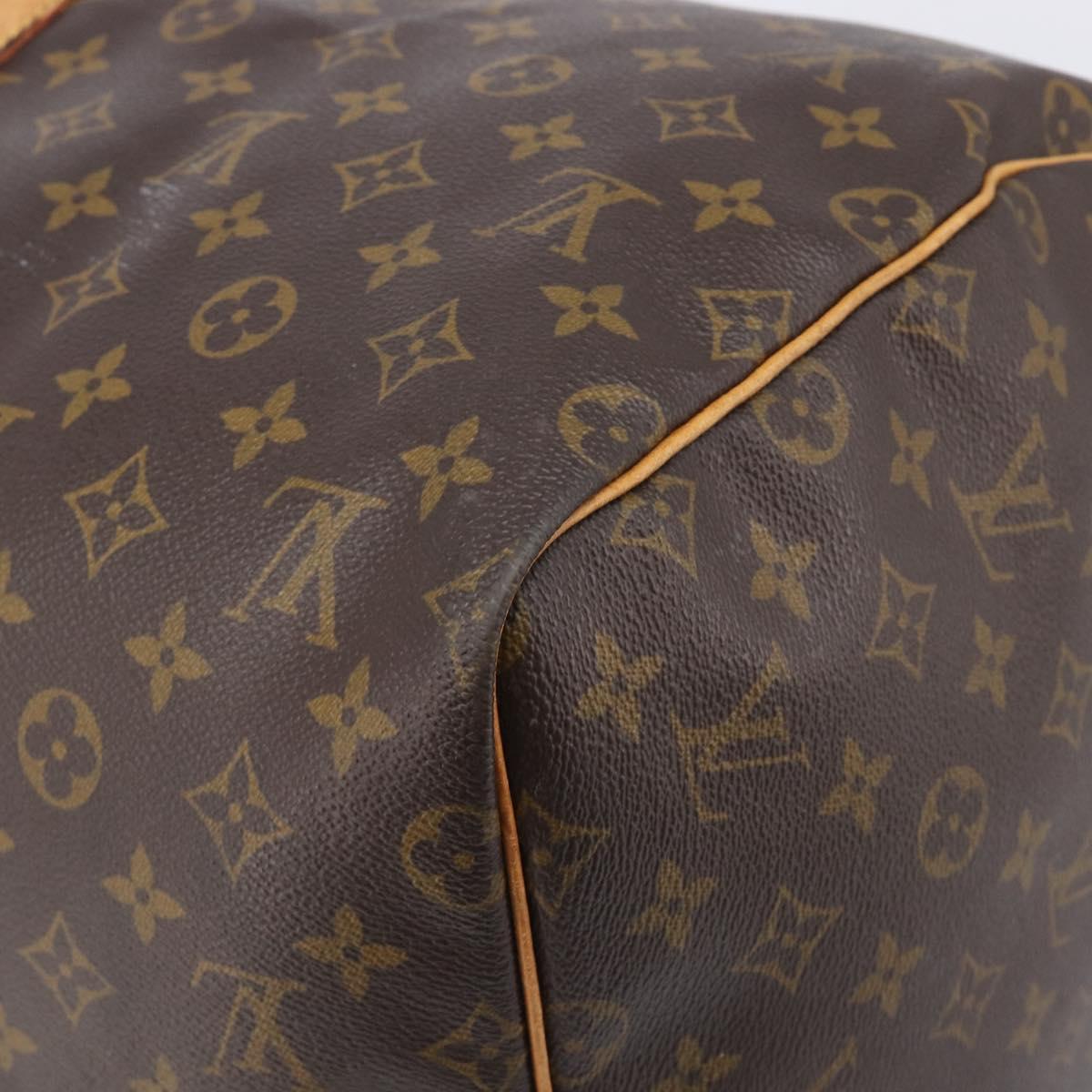 LOUIS VUITTON Monogram Keepall 55 Boston Bag M41424 LV Auth ar14327