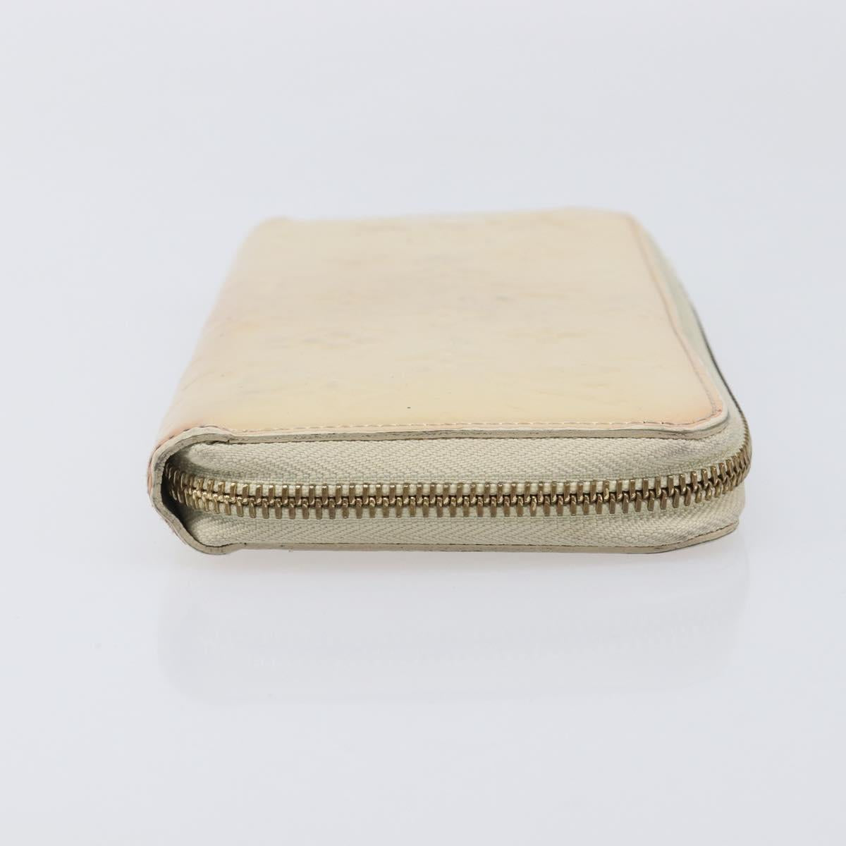 LOUIS VUITTON Monogram Long Wallet 2 Set Beige LV Auth ar14329