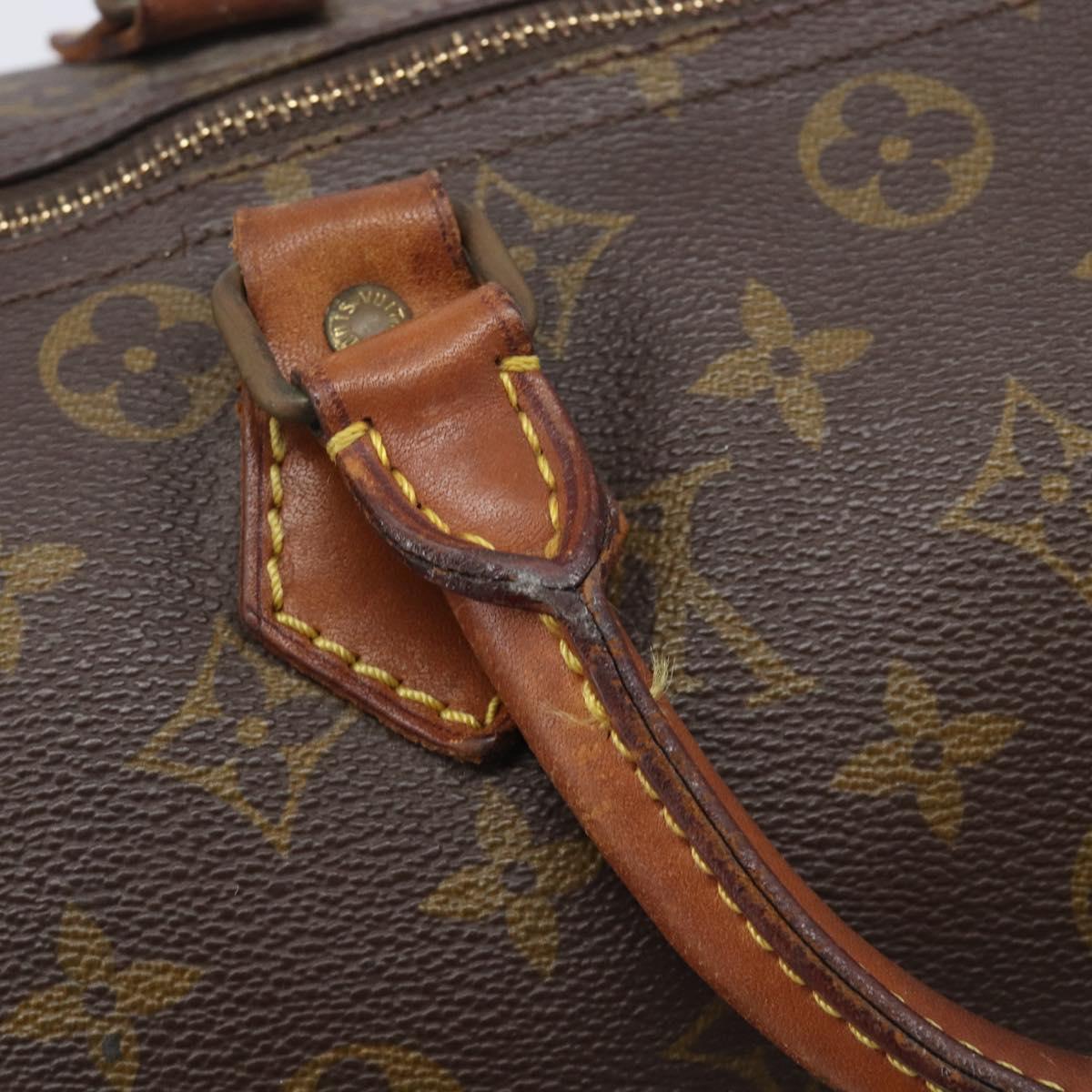 LOUIS VUITTON Monogram Speedy 30 Hand Bag M41526 LV Auth ar14349
