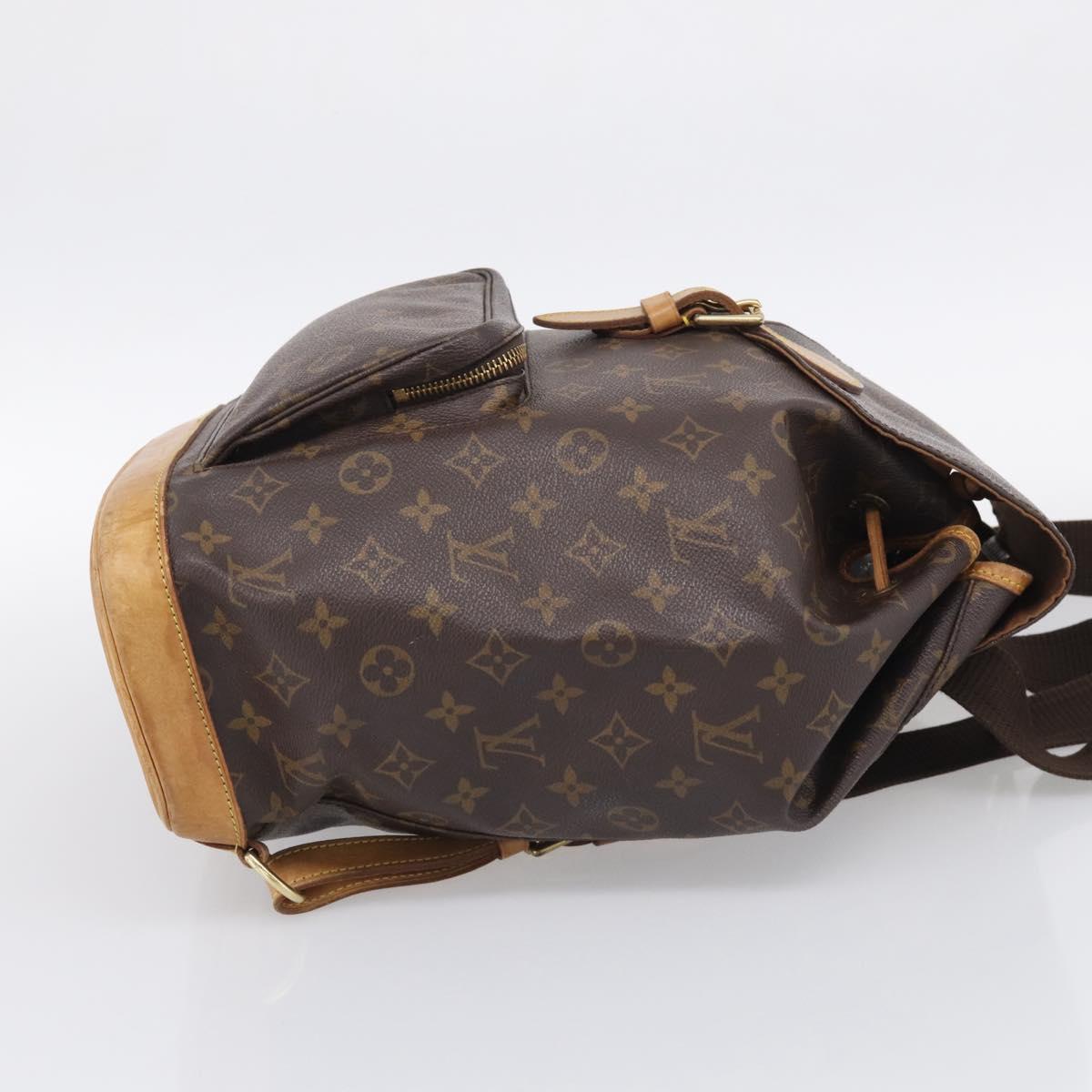 LOUIS VUITTON Monogram Montsouris GM Backpack M51135 LV Auth ar14350