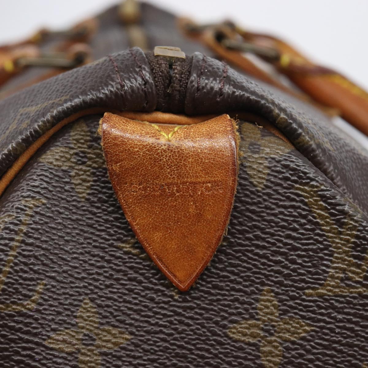 LOUIS VUITTON Monogram Speedy 40 Hand Bag M41522 LV Auth ar14363